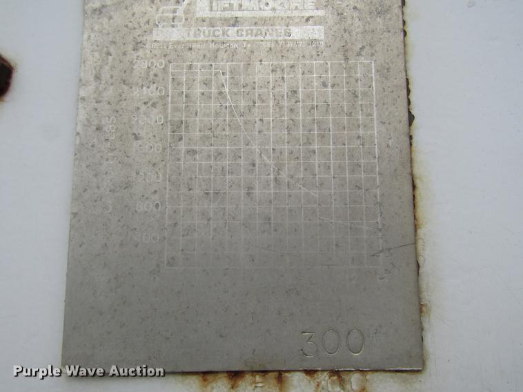 image for item FJ9630 1995 Chevrolet C3500 utility bed pickup truck with crane