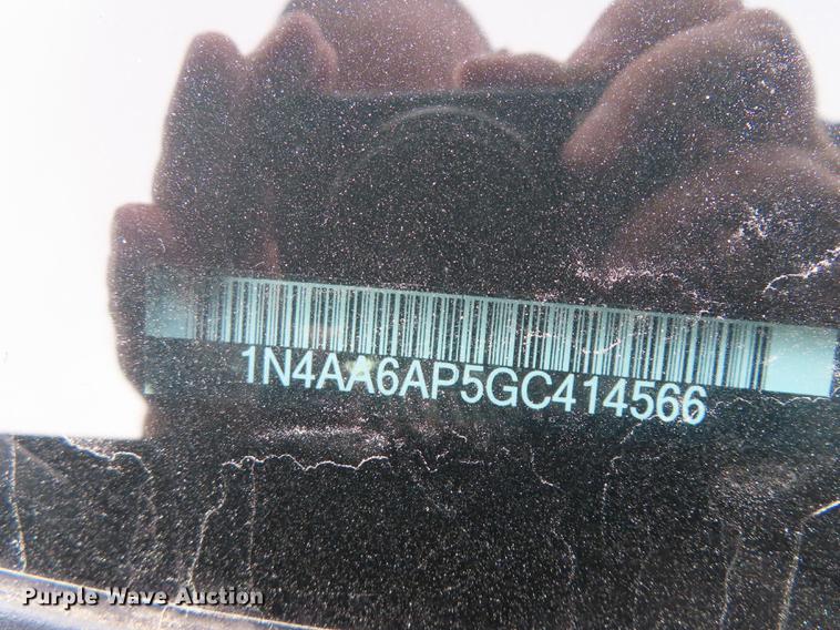 image for item K6391 2016 Nissan Maxima Platinum