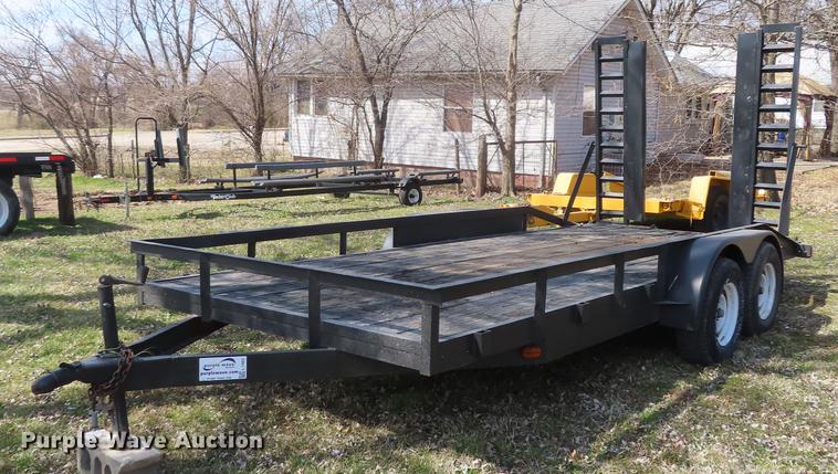 image for item L1483 1992 shop built utility trailer
