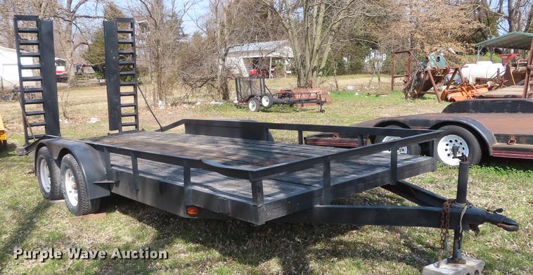 image for item L1483 1992 shop built utility trailer