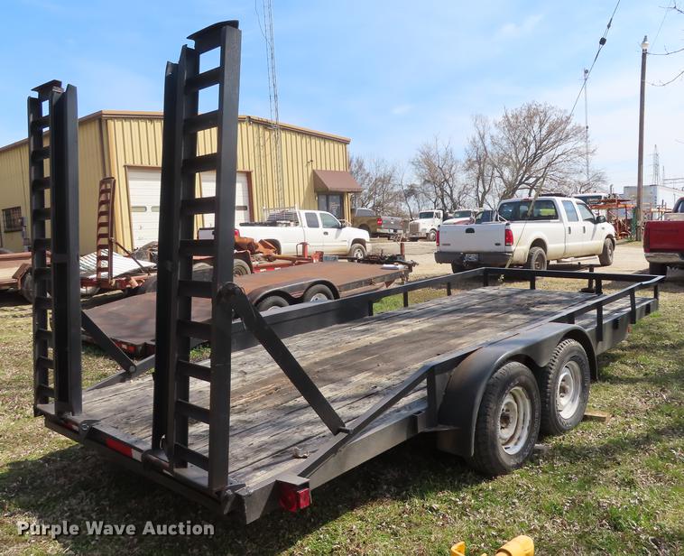 image for item L1483 1992 shop built utility trailer