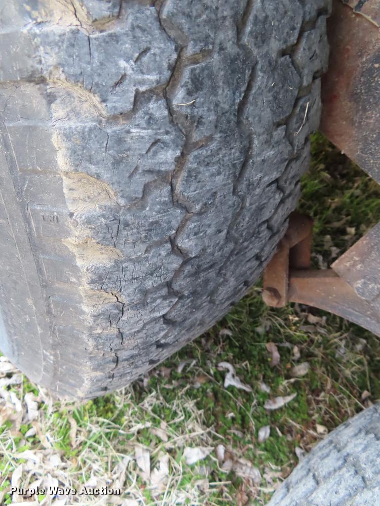 image for item L1483 1992 shop built utility trailer