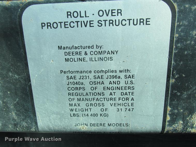 image for item DA8315 1984 John Deere 570A motor grader