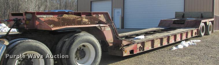 image for item DA8316 1978 Transport Trailers GPRX25DH lowboy equipment trailer