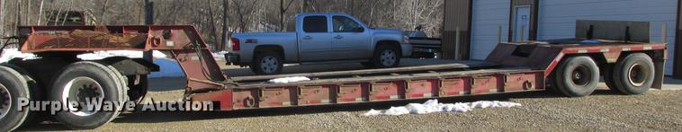 image for item DA8316 1978 Transport Trailers GPRX25DH lowboy equipment trailer