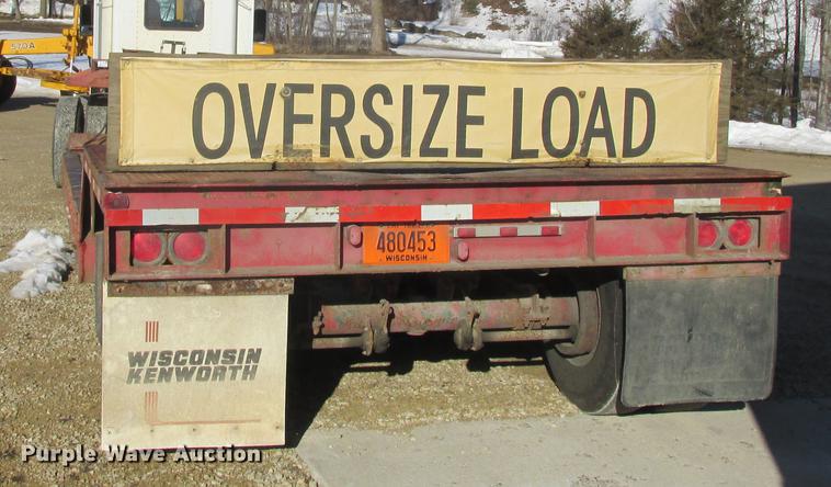 image for item DA8316 1978 Transport Trailers GPRX25DH lowboy equipment trailer