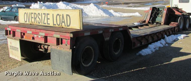image for item DA8316 1978 Transport Trailers GPRX25DH lowboy equipment trailer