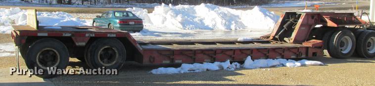 image for item DA8316 1978 Transport Trailers GPRX25DH lowboy equipment trailer