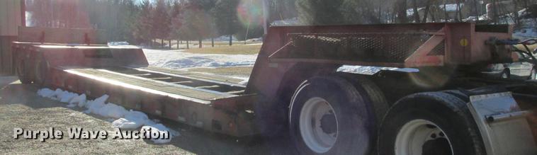 image for item DA8316 1978 Transport Trailers GPRX25DH lowboy equipment trailer