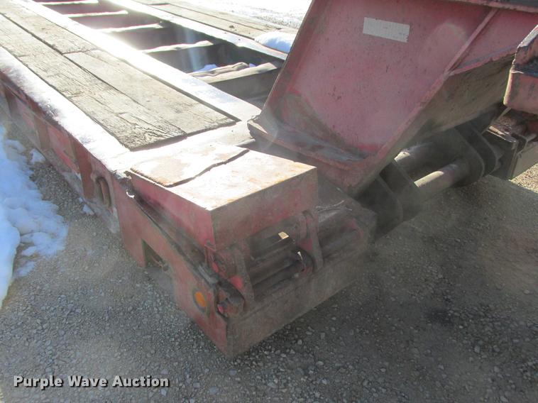 image for item DA8316 1978 Transport Trailers GPRX25DH lowboy equipment trailer