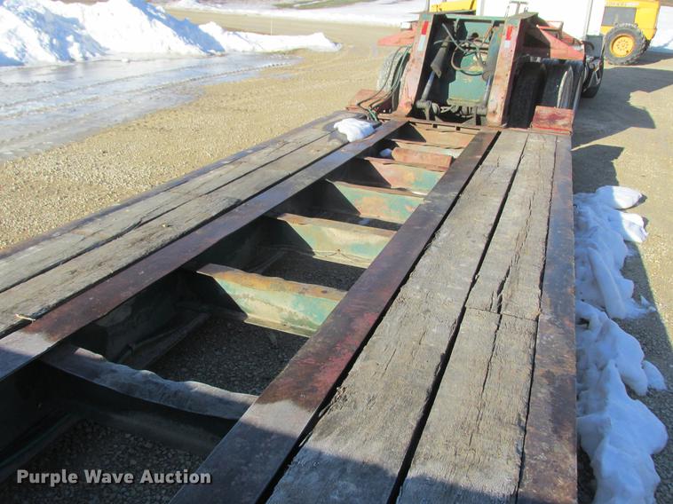 image for item DA8316 1978 Transport Trailers GPRX25DH lowboy equipment trailer