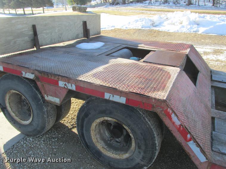 image for item DA8316 1978 Transport Trailers GPRX25DH lowboy equipment trailer