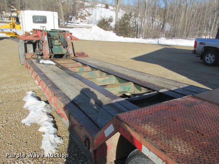 image for item DA8316 1978 Transport Trailers GPRX25DH lowboy equipment trailer
