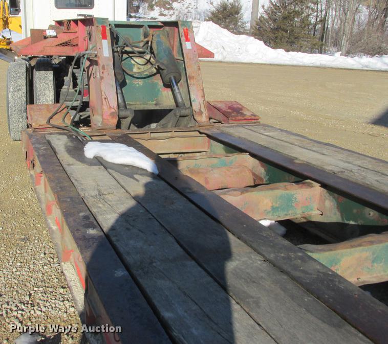 image for item DA8316 1978 Transport Trailers GPRX25DH lowboy equipment trailer