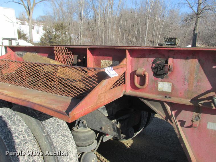 image for item DA8316 1978 Transport Trailers GPRX25DH lowboy equipment trailer