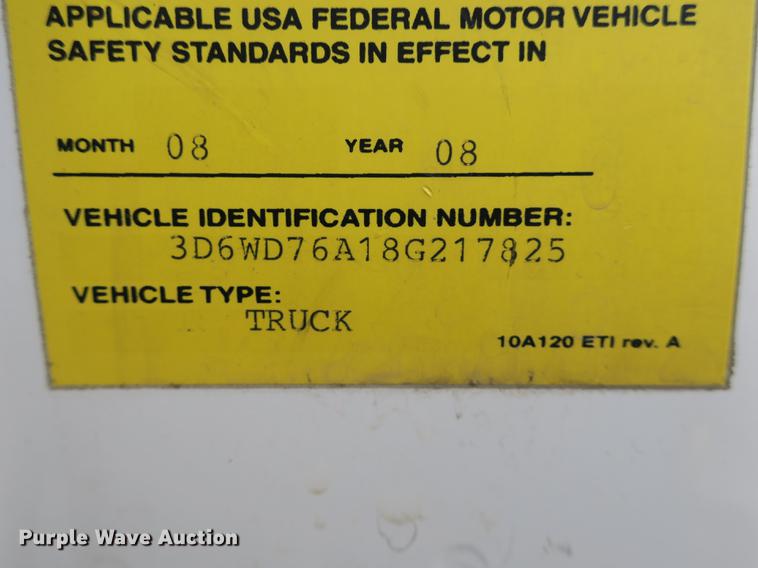 image for item DB8847 2008 Dodge Ram 5500 bucket truck