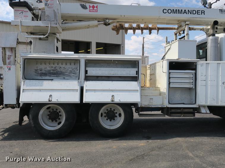 image for item DB8849 2004 International 7400 digger derrick truck