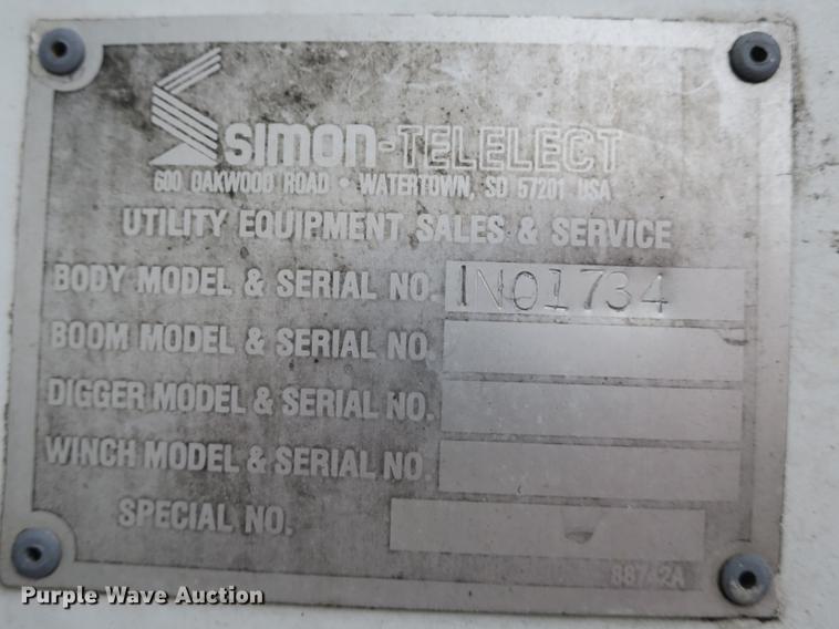 image for item DB8870 1998 Freightliner FL80 bucket truck