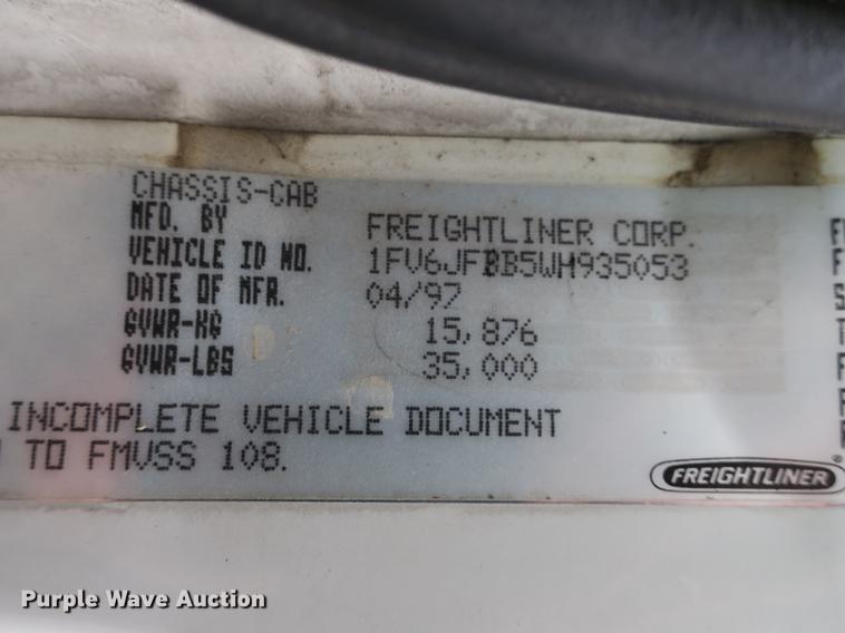 image for item DB8870 1998 Freightliner FL80 bucket truck