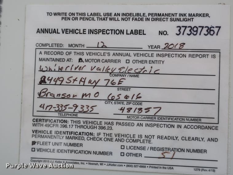 image for item DB8871 2007 Mack Granite CV713 bucket truck