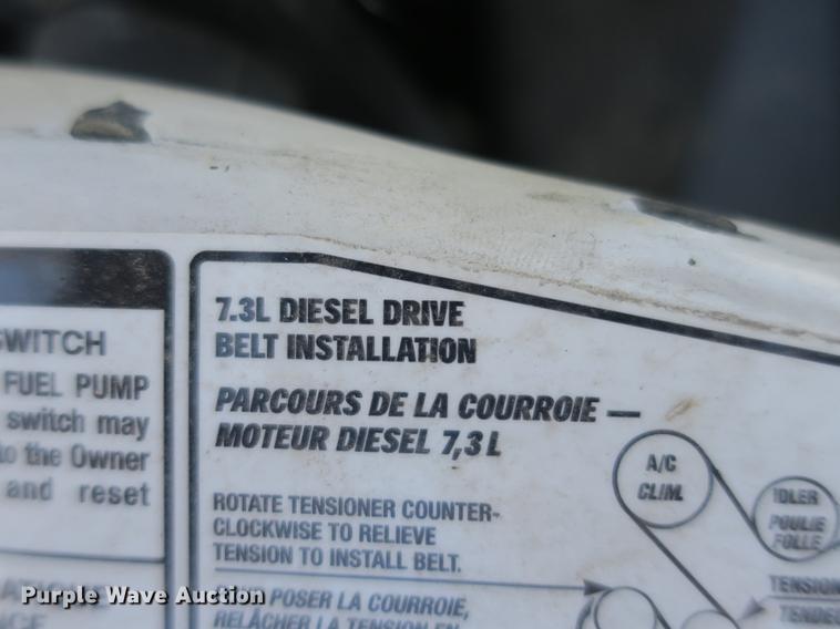 image for item DB8872 2002 Ford F550 Super Duty SuperCab utility truck with crane