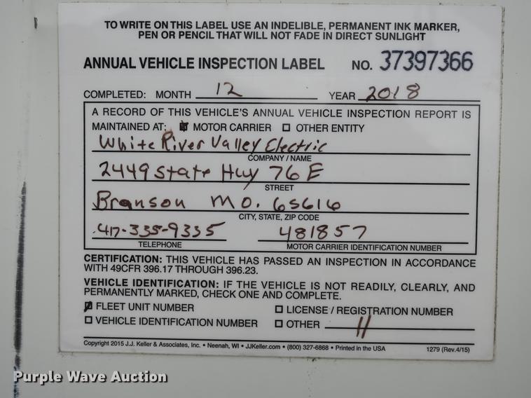 image for item DB8873 2007 Mack Granite CV713 digger derrick truck