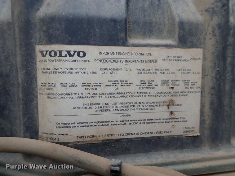 image for item DC1347 2007 Volvo VHD hydrovac truck