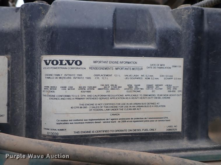 image for item DC1349 2008 Volvo VHD hydrovac truck