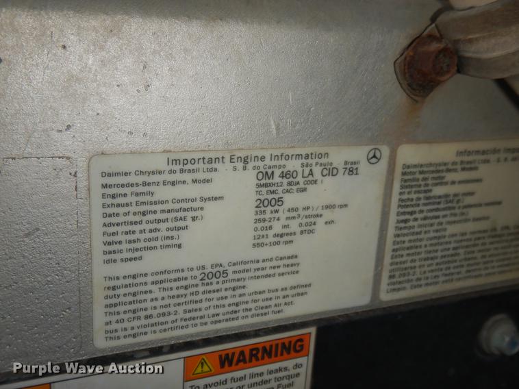 image for item DD3617 2006 Sterling L-Line pump truck