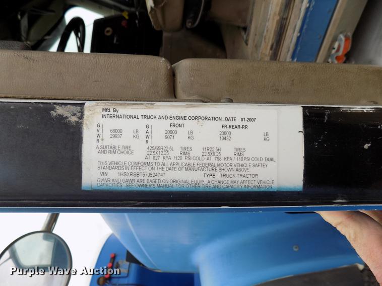 image for item DD3674 2007 International 5900i pump truck