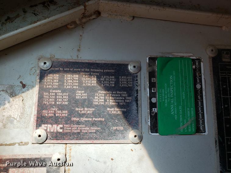 image for item DD4032 1976 Link Belt LS-118 crane