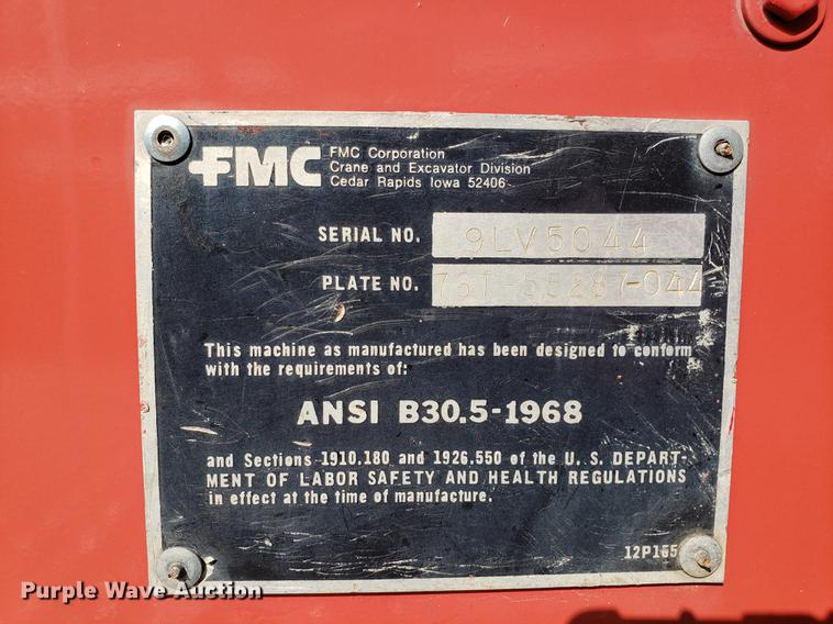 image for item DD4032 1976 Link Belt LS-118 crane