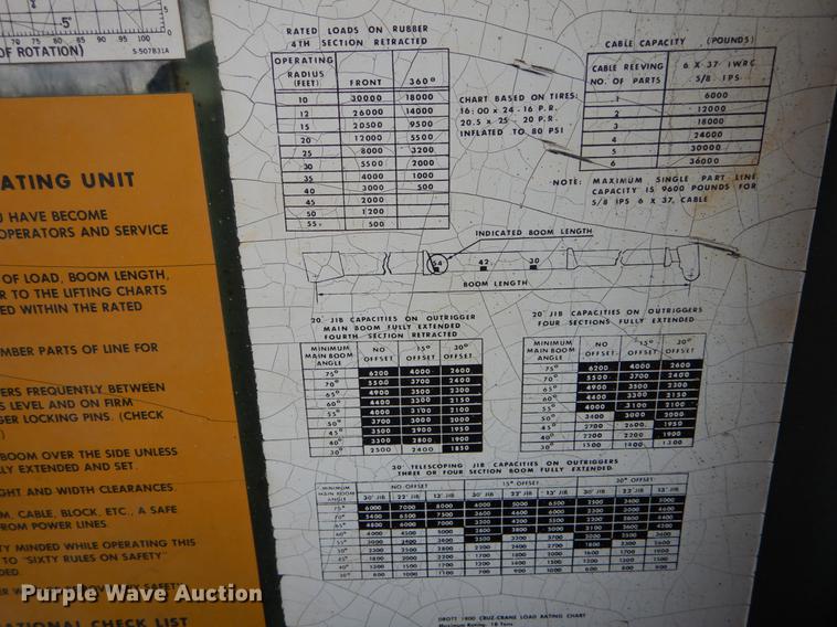 image for item DE6067 Drott 1800CC crane