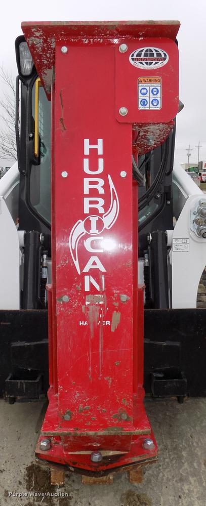 image for item DE7641 2017 Hurricane HD-3700 skid steer hammer