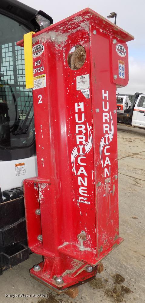 image for item DE7641 2017 Hurricane HD-3700 skid steer hammer