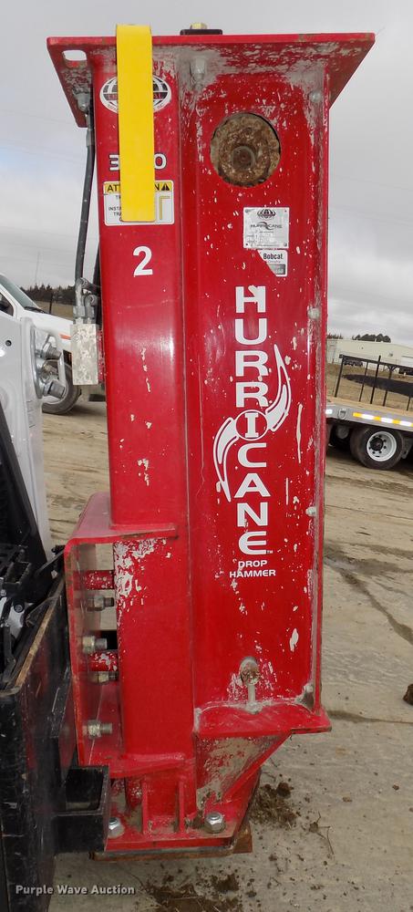 image for item DE7641 2017 Hurricane HD-3700 skid steer hammer
