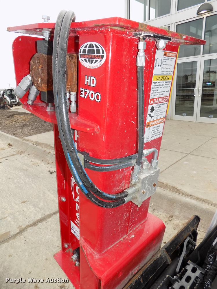 image for item DE7641 2017 Hurricane HD-3700 skid steer hammer