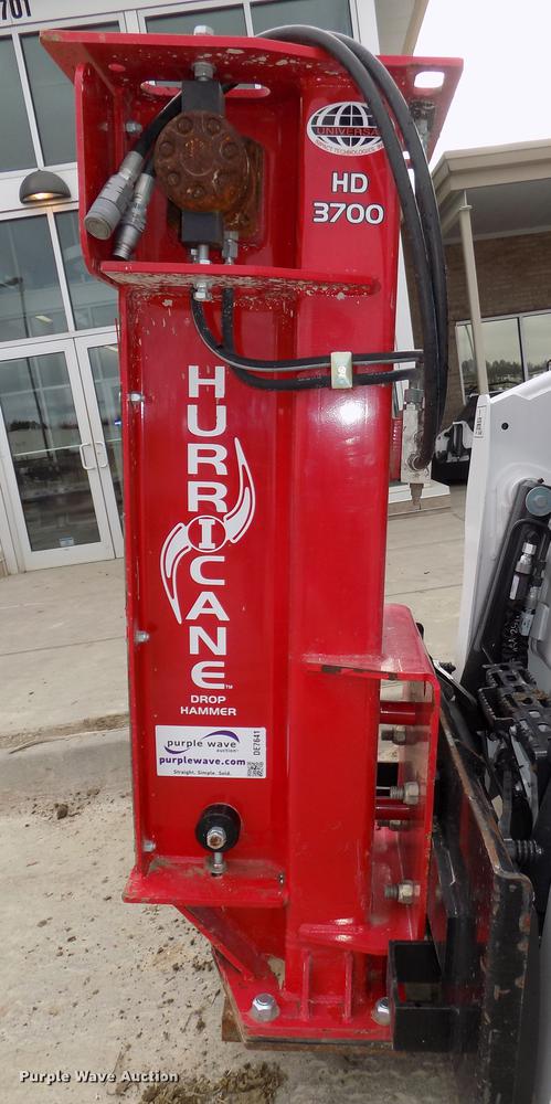 image for item DE7641 2017 Hurricane HD-3700 skid steer hammer
