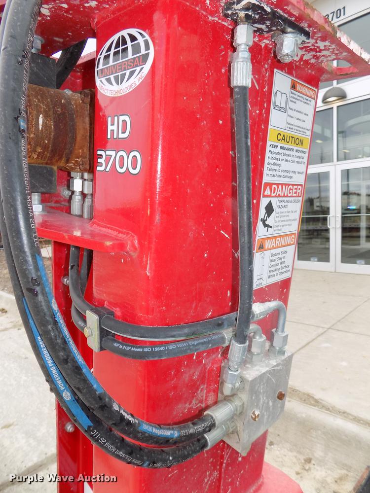 image for item DE7641 2017 Hurricane HD-3700 skid steer hammer