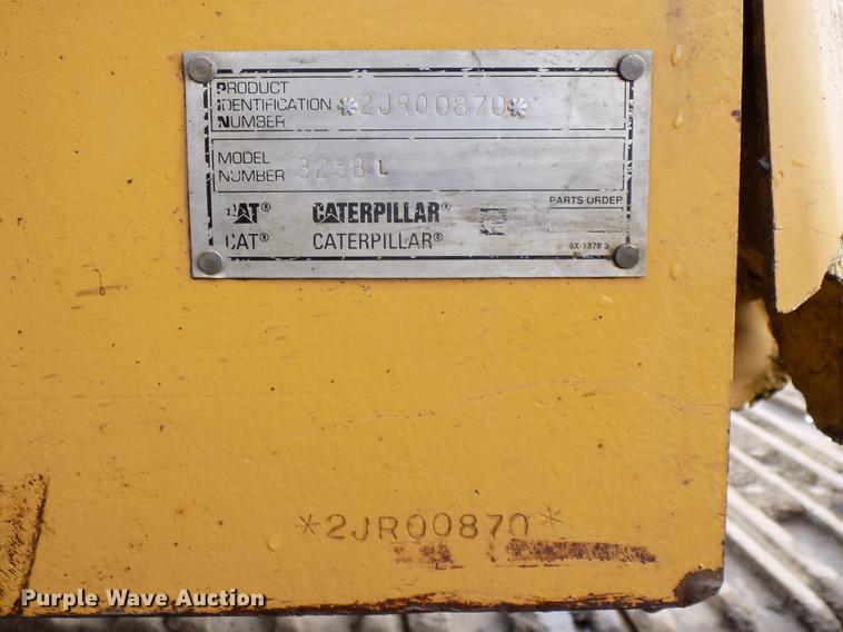 image for item DE7642 1997 Caterpillar 325B L excavator