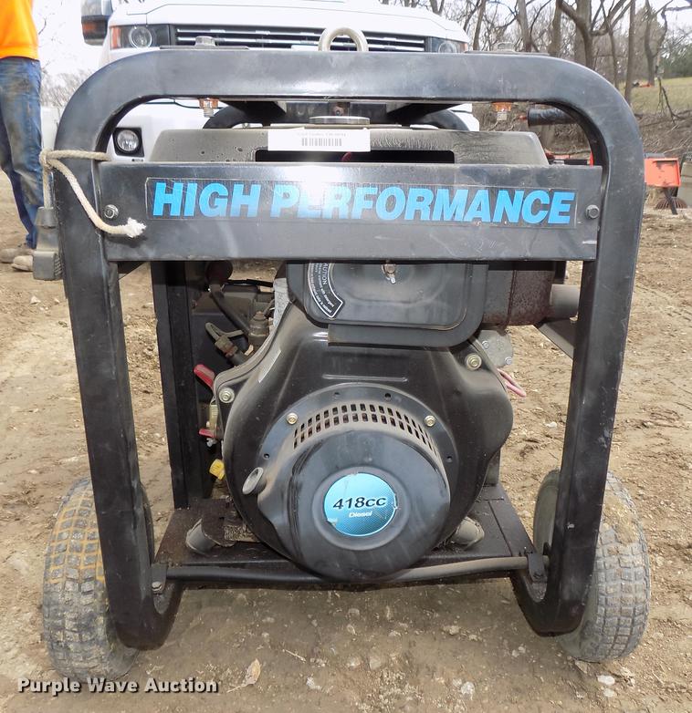 image for item DE7652 Ingersoll Rand air compressor and Pacific generator