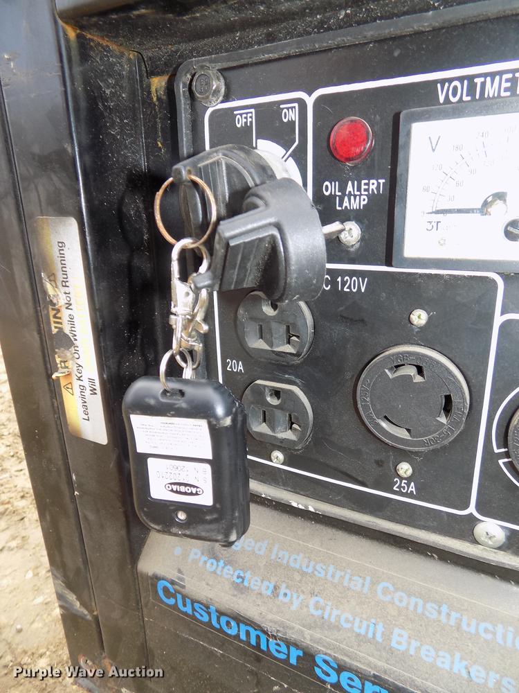 image for item DE7652 Ingersoll Rand air compressor and Pacific generator
