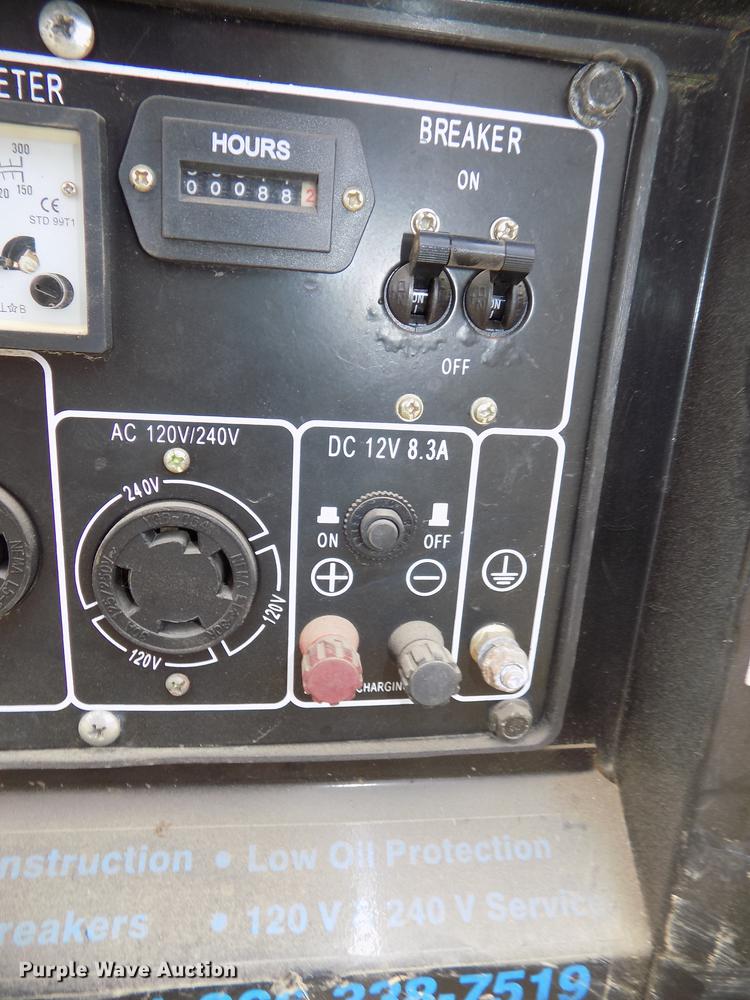 image for item DE7652 Ingersoll Rand air compressor and Pacific generator