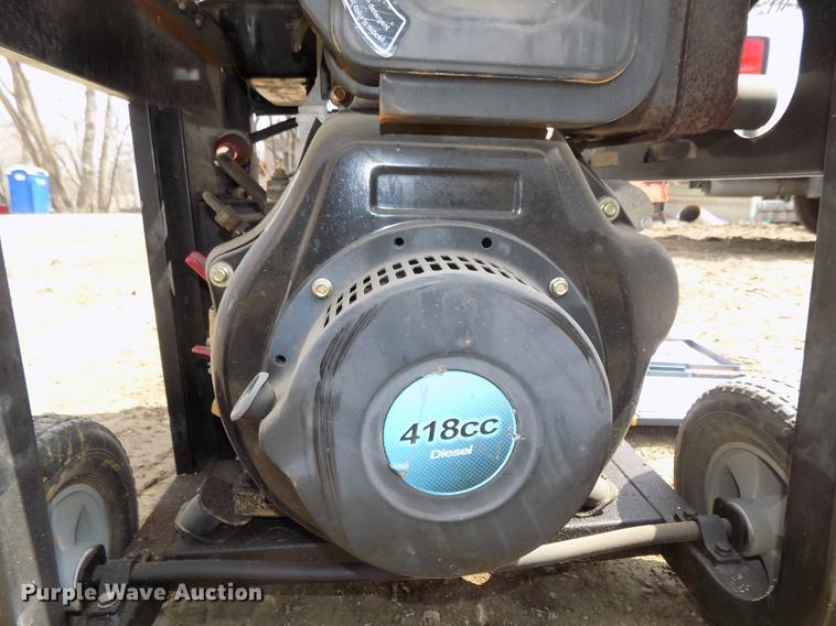 image for item DE7652 Ingersoll Rand air compressor and Pacific generator