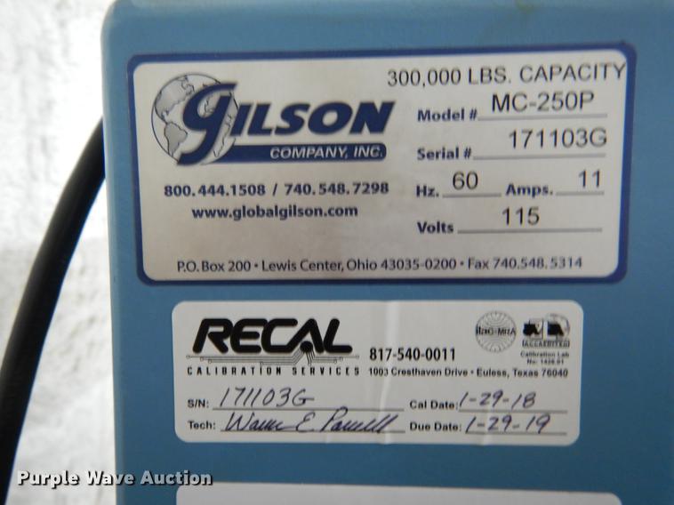 image for item DE8536 Gilson MC-250P 250 series concrete compression machine