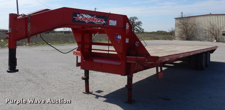 image for item DE8544 2018 Longhorn equipment trailer
