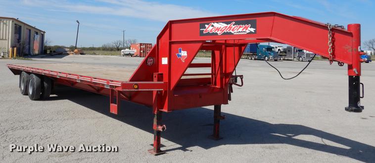 image for item DE8544 2018 Longhorn equipment trailer