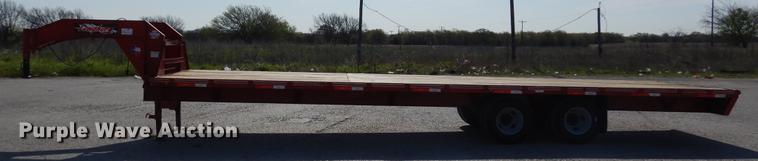 image for item DE8544 2018 Longhorn equipment trailer