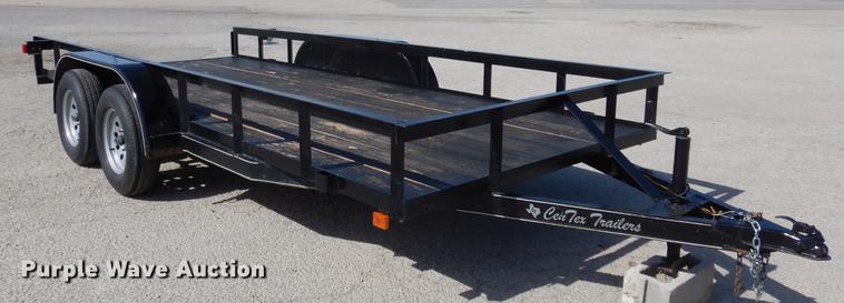 image for item DE8545 2019 Centex utility trailer