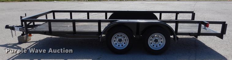 image for item DE8545 2019 Centex utility trailer